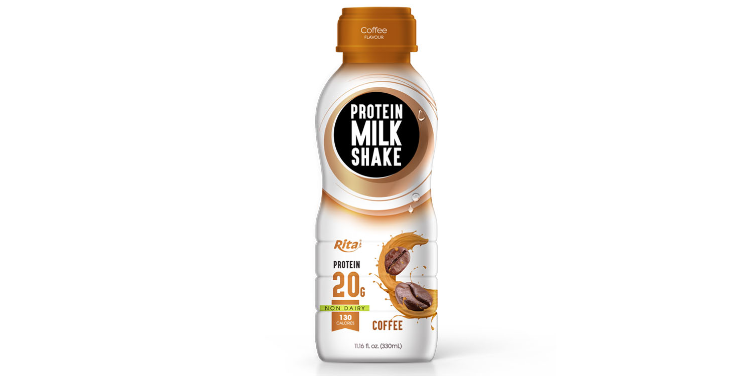 Juice bottles   Protein milk shake with cofee